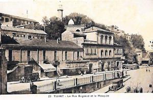 Tiaret - Rue Bugeaud et Mosquee